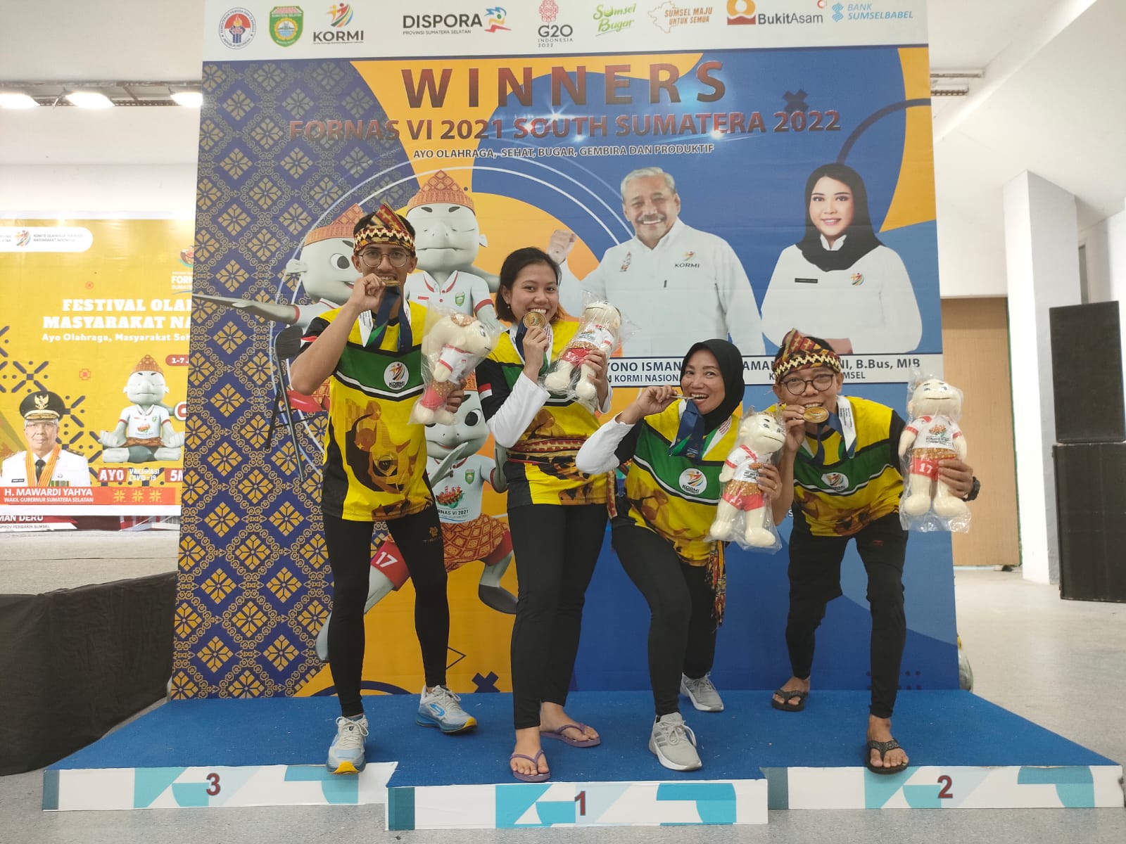 PPYNI Sumbang Emas untuk Lampung di Fornas VI Palembang