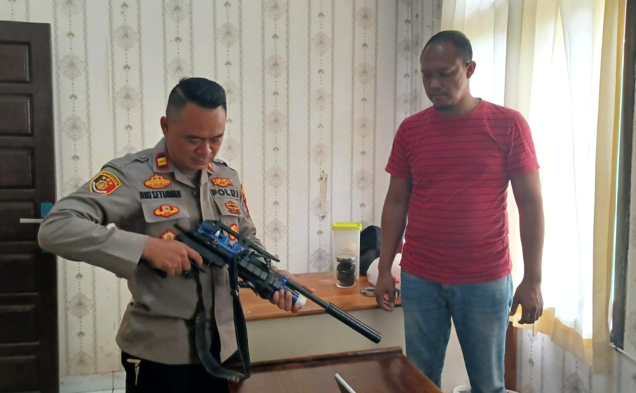 Penembak Paman di Lampung Timur Dapatkan Senjata Dengan Cara Ini