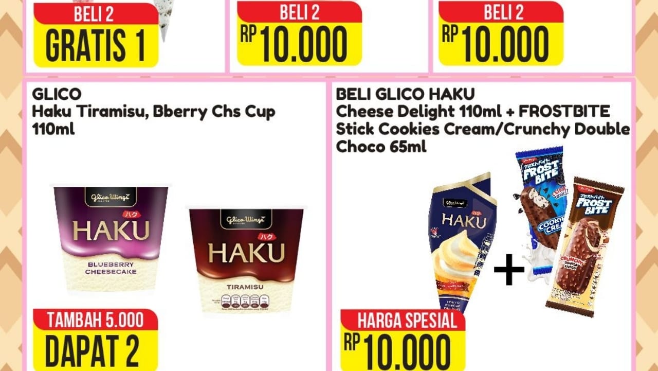Belanja Murah Beli 2 Gratis 1 Kategori Carnaval Ice Cream, Cek Katalognya
