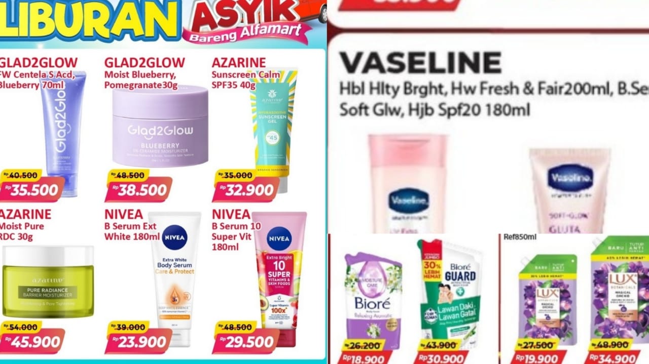 Promo Skincare di Alfamart, Jaga Kesehatan Kulit Tetap Sehat Setelah Liburan, Cek Katalognya
