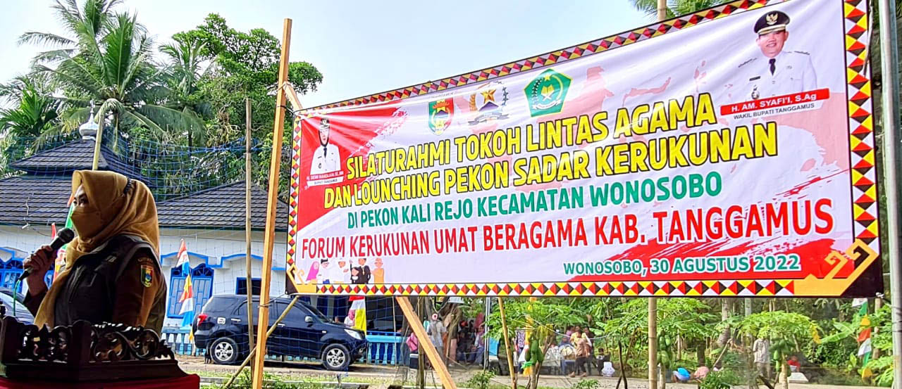 Hadiri Launching Pekon Sadar Kerukunan, Ini Pesan Bupati Tanggamus