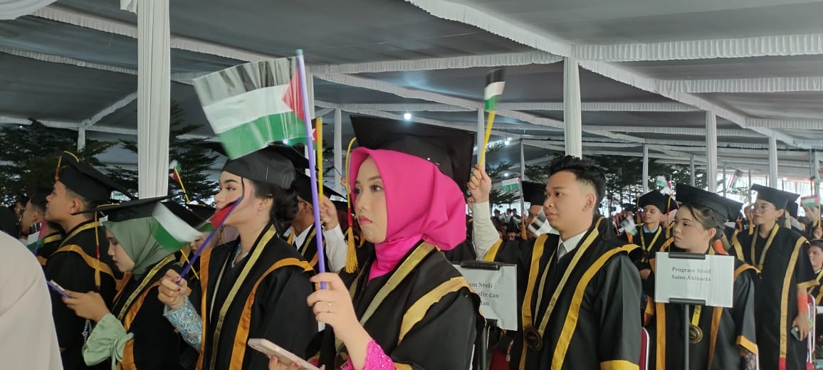 Wisuda Periode 19, Itera Buat Persembahan Khusus untuk Palestina