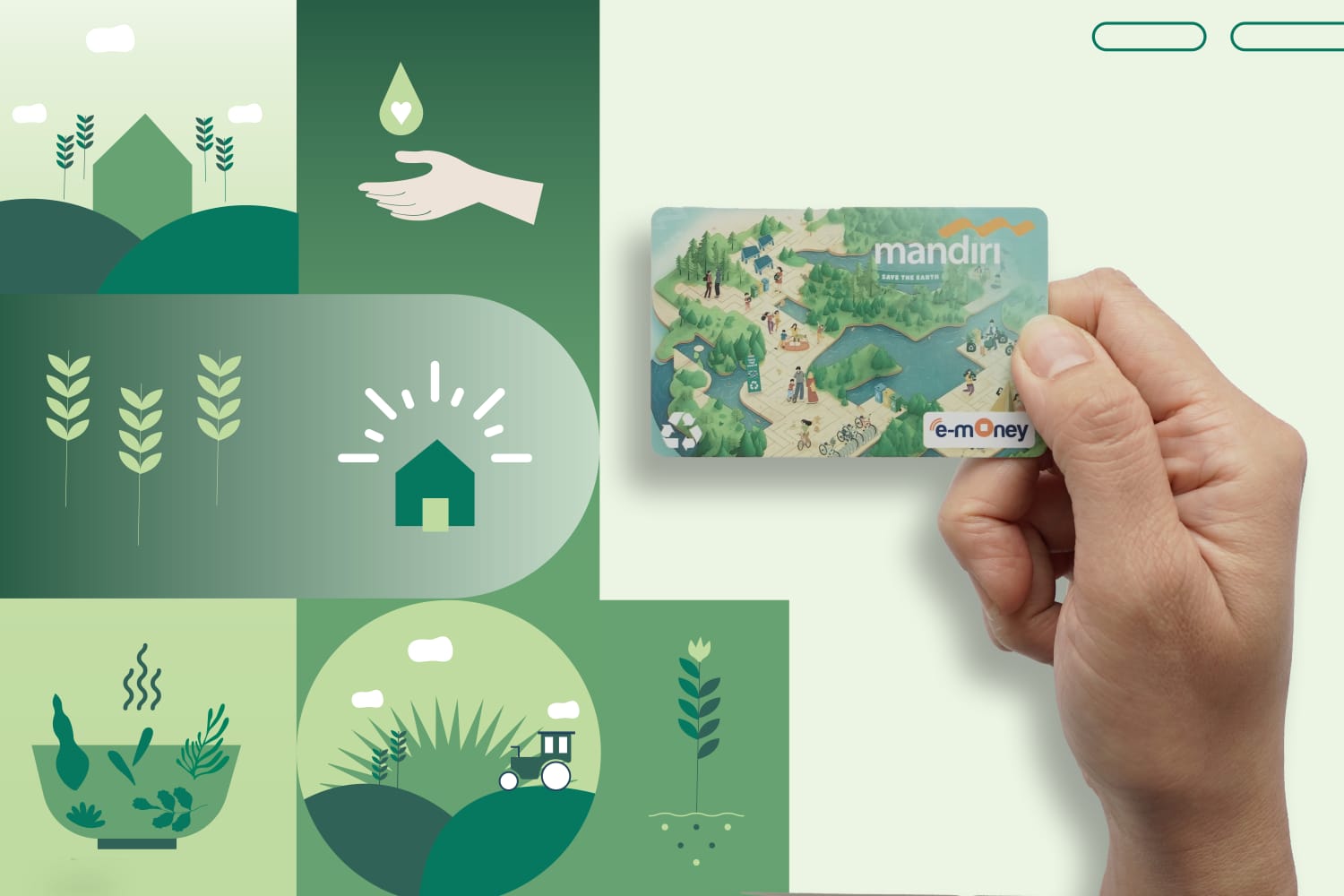 Pertama di Indonesia, Bank Mandiri Terbitkan Kartu Debit dan E-Money Berbahan Plastik Daur Ulang