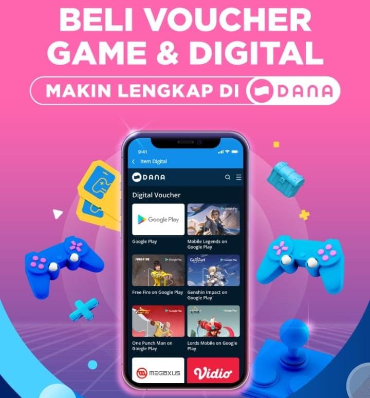 Spesial Tahun Baru Top Up Games Pakai DANA di UPOINT.ID Cashback 80 Persen