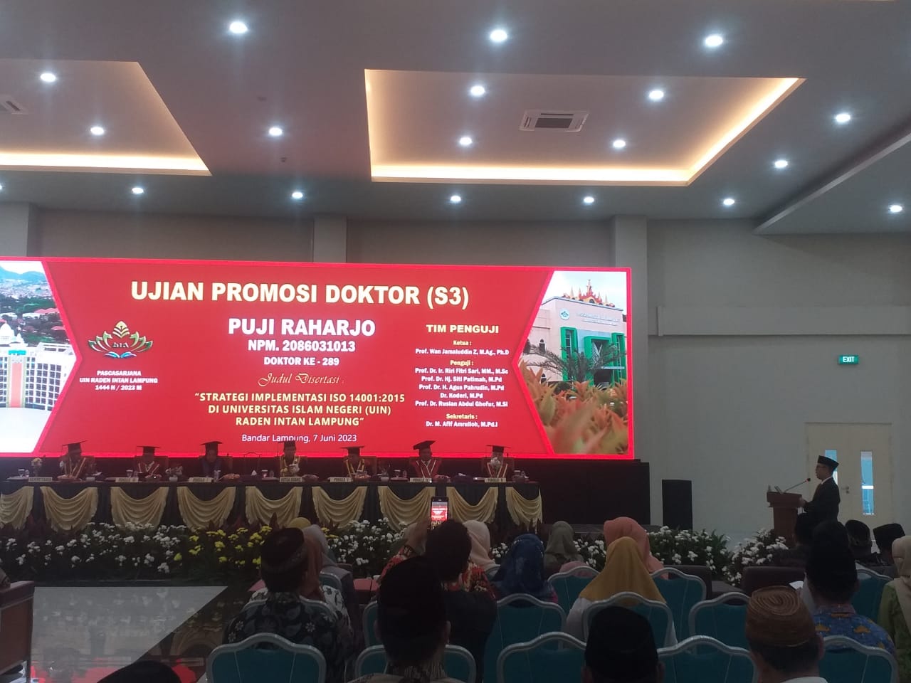 UIN RIL Miliki Doktor ke 289