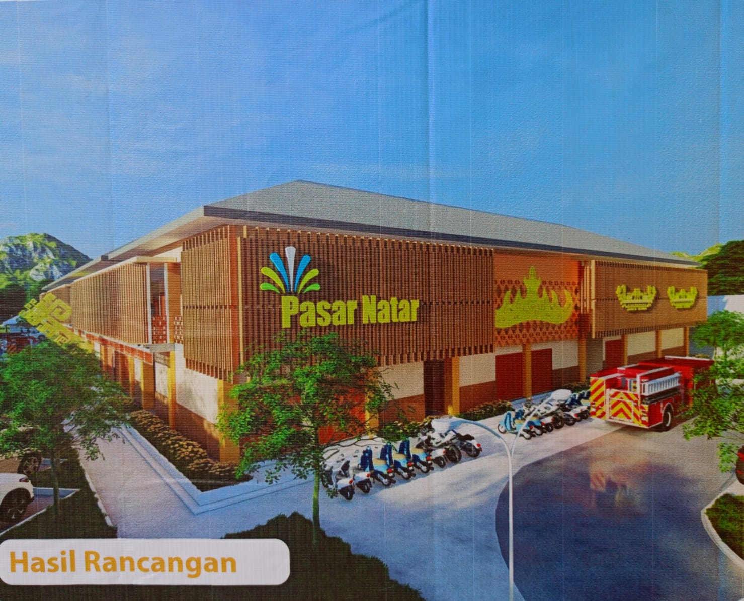 Pasar Natar Mulai Dibangun, Zulhas Pesan Utamakan Pedagang Lama
