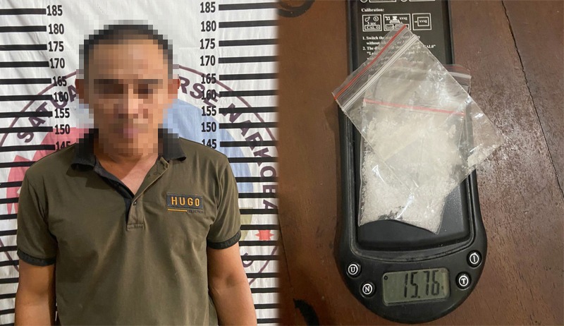 Tenteng Sabu Seberat 15,76 Gram di Jalan, Pengedar Asal Lamteng Ditangkap Polres Tulang Bawang