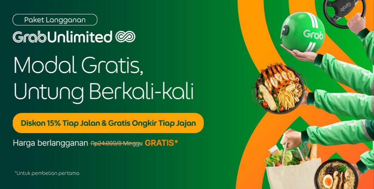 Kode Promo Grab Lampung Ceria, Jumat 9 Juni 2023, Belanja Hemat Pakai Voucher GrabUnlimited