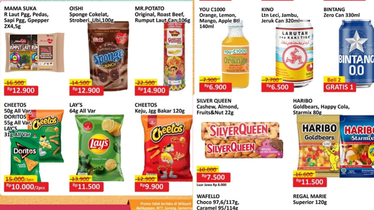 Belanja Murah Super Untung dari Alfamart, Ada Minuman Segar Hingga Camilan Favorit, Ini Daftar Produknya