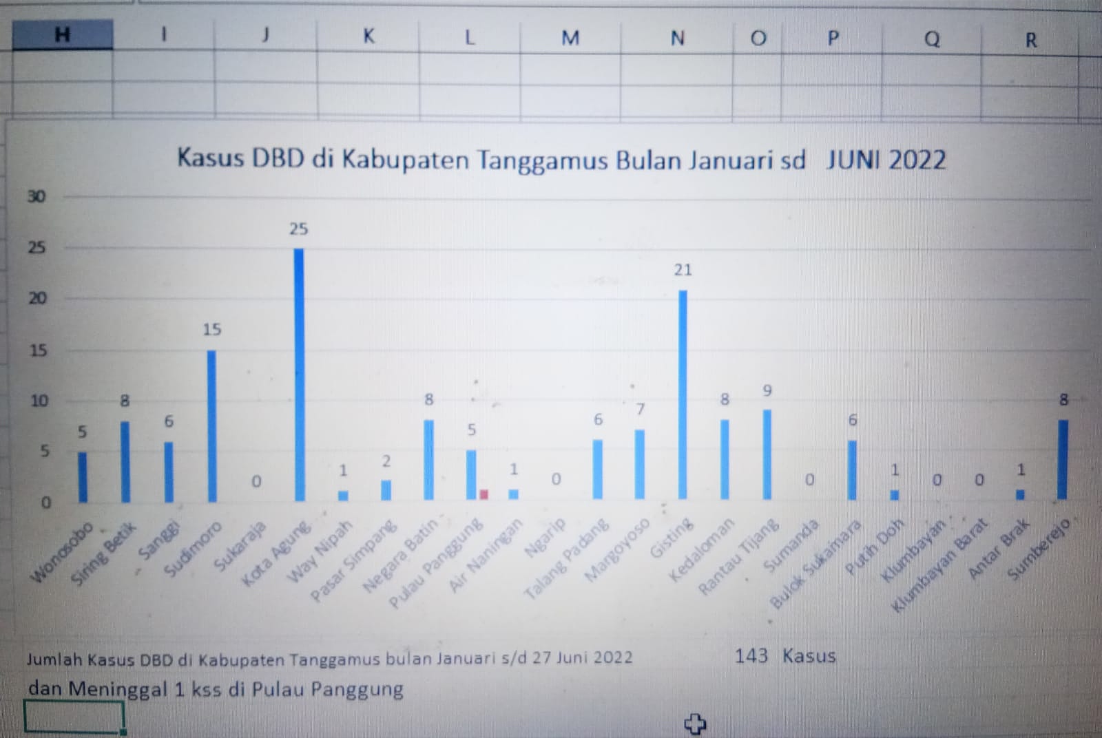 Ratusan Warga Tanggamus Diserang Penyakit Ini, Satu Orang Meninggal Dunia