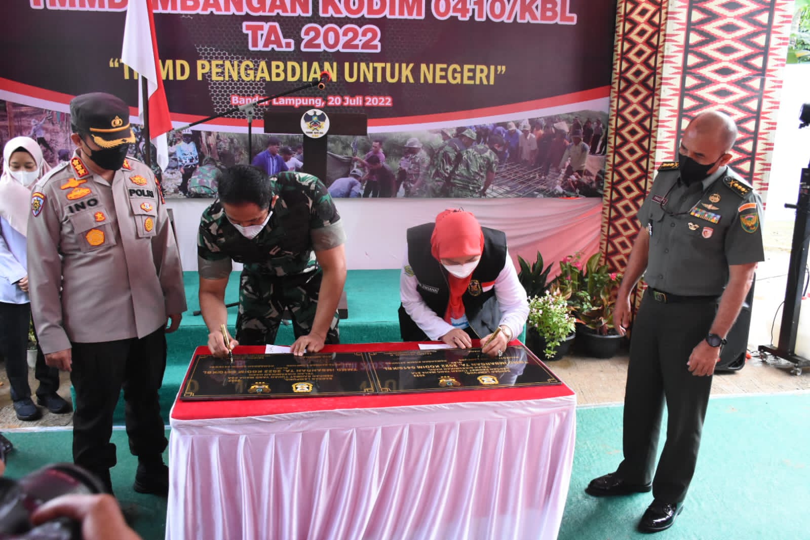 Eva Dwiana Minta Bantuan Kodim 0410/KBL untuk Tata Pesisir Kangkung