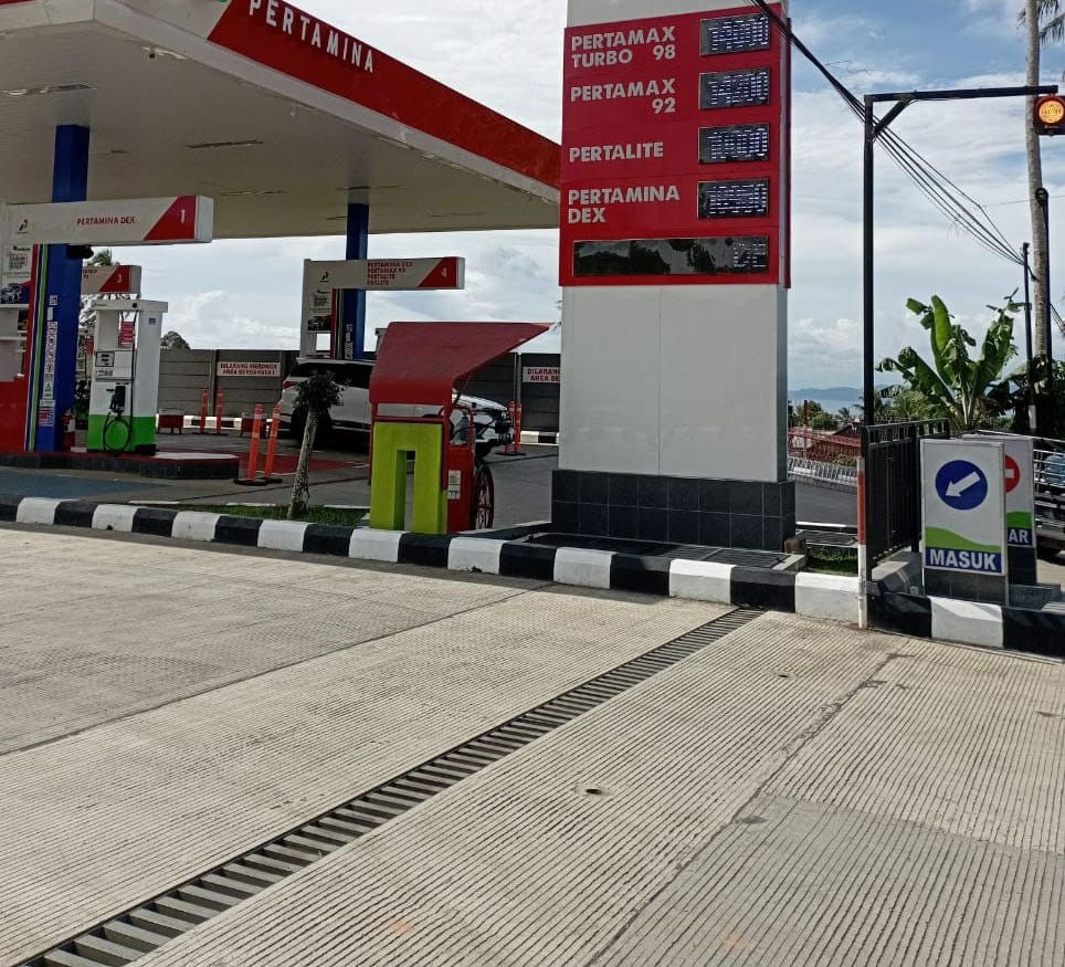 6 SPBU yang Berjejer Di Jalinbar Tanggamus, Siap Layani Pengemudi Kendaraan Bermotor