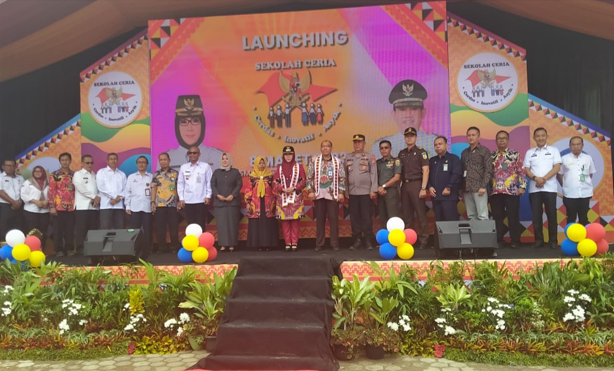 Bupati Tanggamus Launching Sekolah Ceria dan Program Asik Anak Sekolah Ingin Kuliah