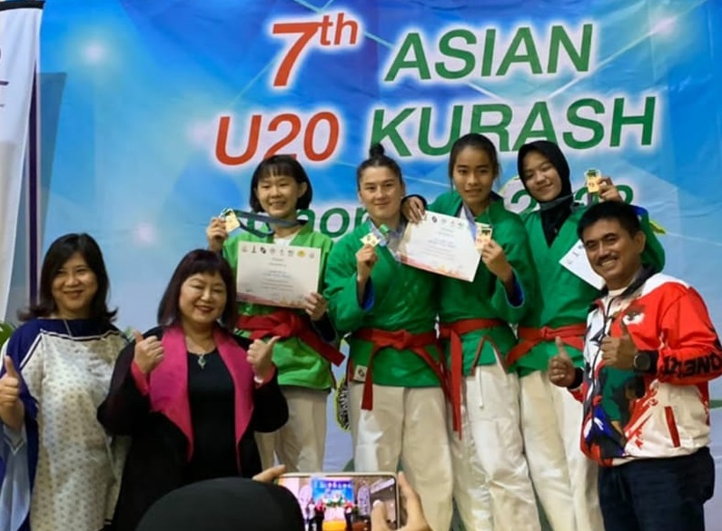 Raih Medali di Kejuaraan Kurash, Atlet Lampung Kibarkan Bendara Merah Putih di Tahiland