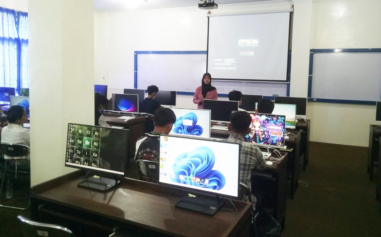 Siswa SMAN 5 Bandar Lampung Belajar Coreldraw di IIB Darmajaya