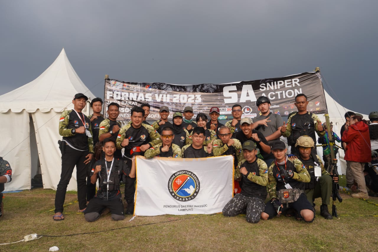 Airsoft Gun Lampung Borong 5 Medali di Fornas Jabar, Kormi Sebut Surprise