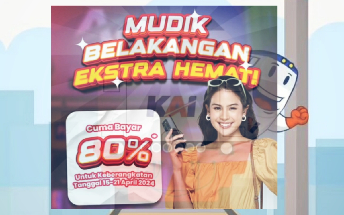 PT KAI Beri Diskon Perjalanan 80 Persen, Cek Syarat dan Ketentuannya