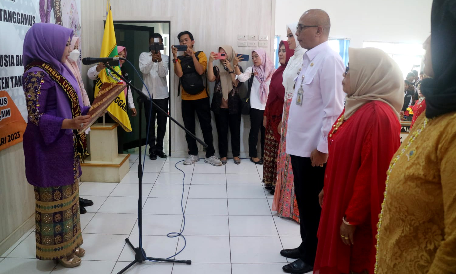 Bupati Tanggamus Kukuhkan Penggerak Duta Literasi, Duta Baca dan Bunda Sadar Lalu Lintas Usia Dini