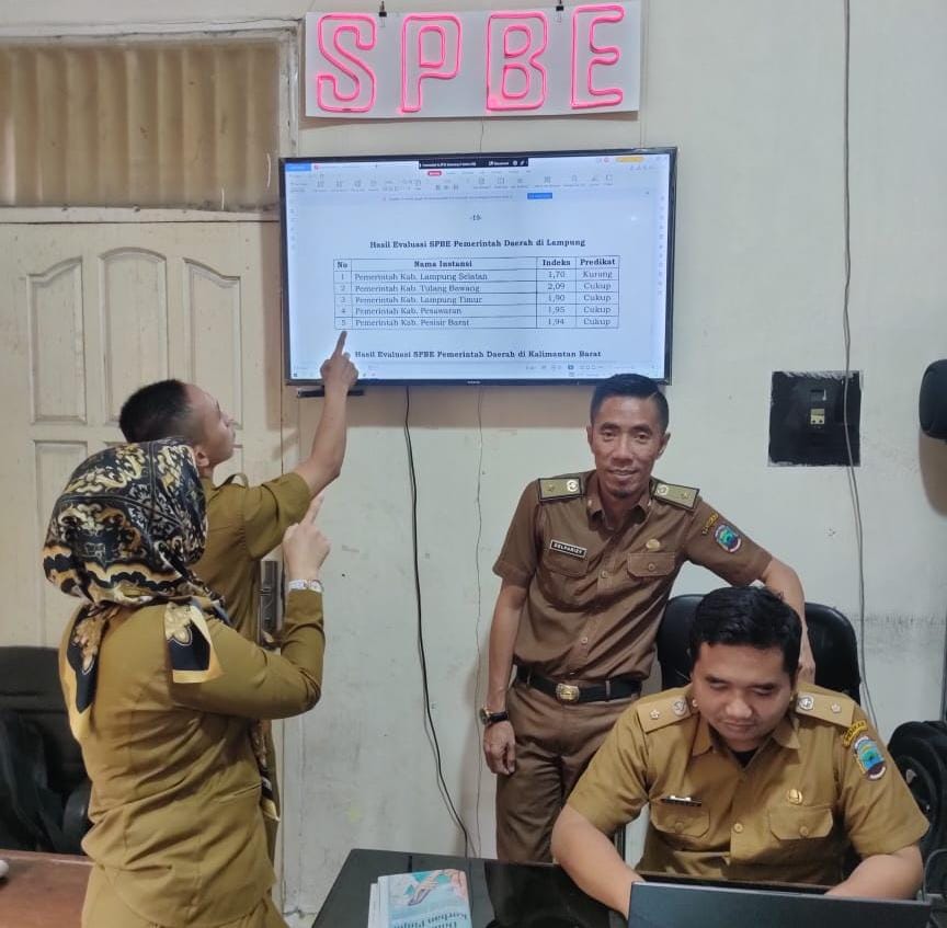 Hasil Evaluasi SPBE Penilaian Menpan RB, Pemkab Lamsel Miliki Target Indeks 2,01