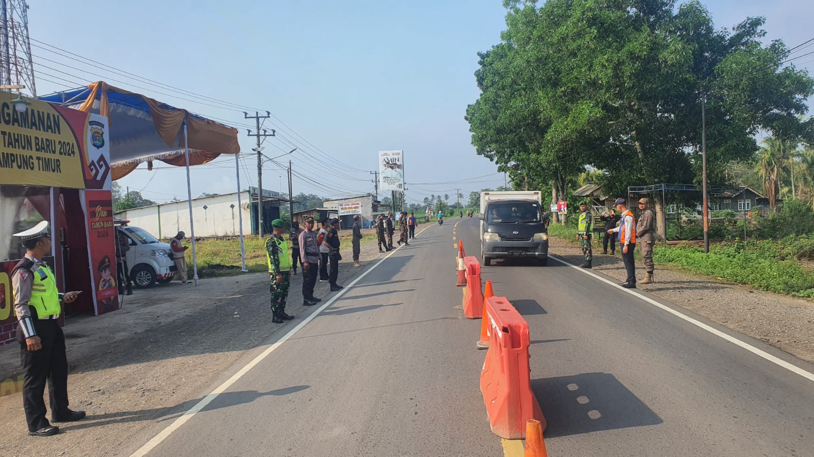 Begini Kondisi Arus Lalu Lintas di Lampung Timur saat H+1 Natal