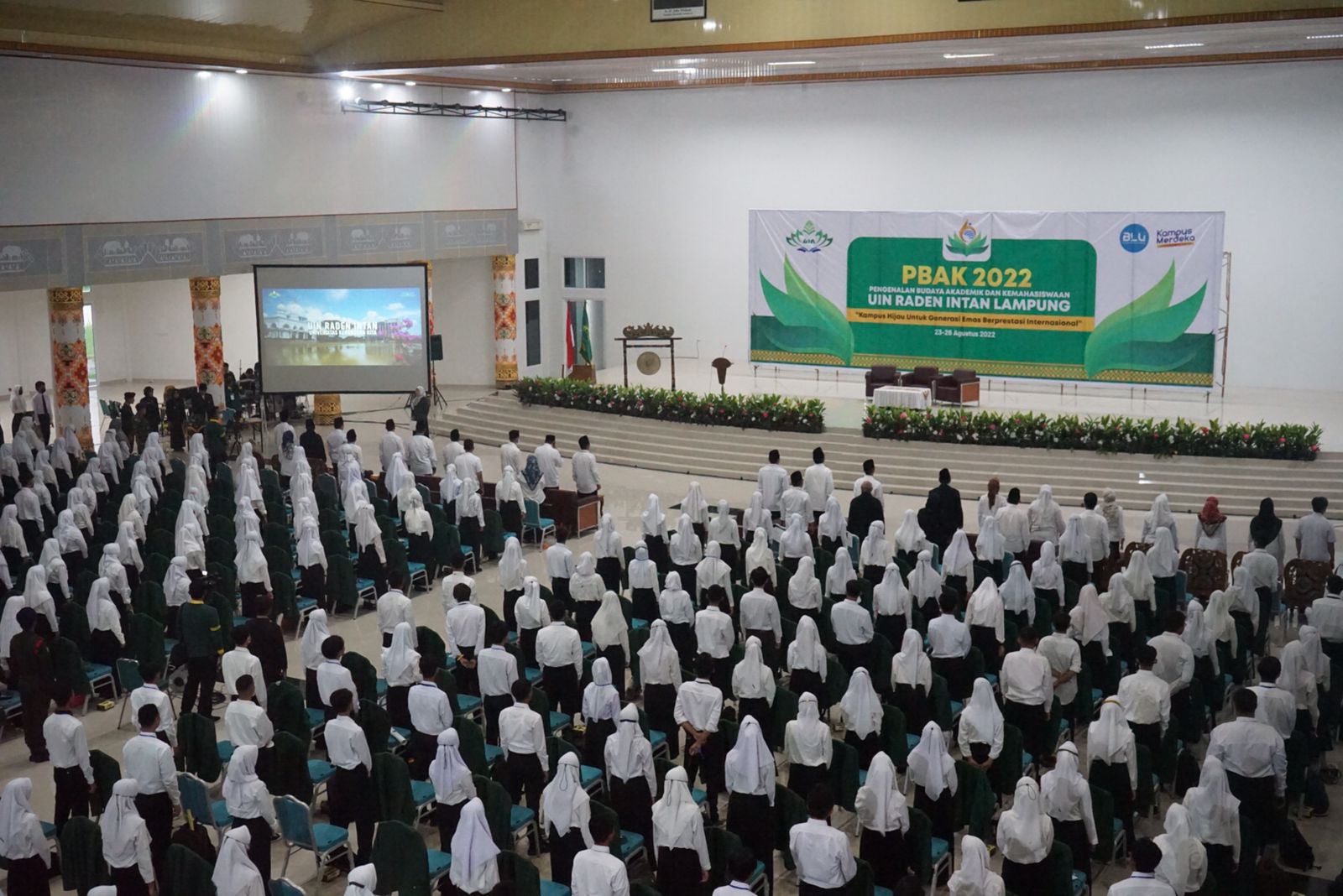 5788 Mahasiswa Baru UIN RIL Ikuti Pengenalan Budaya Akademik dan Kemahasiswaan