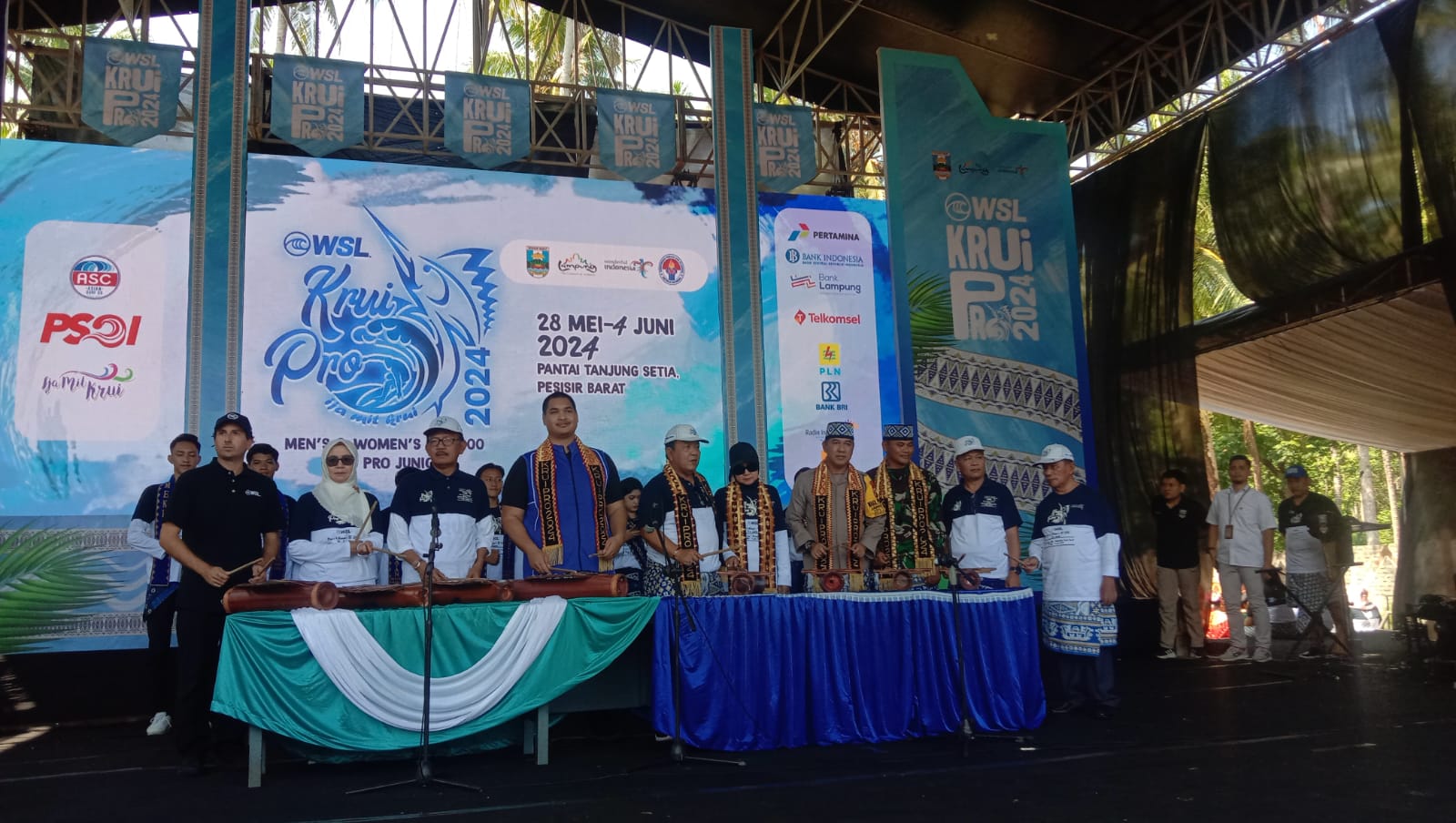 Menpora RI Resmi Buka Event WSL Krui Pro QS 5000 Tahun 2024