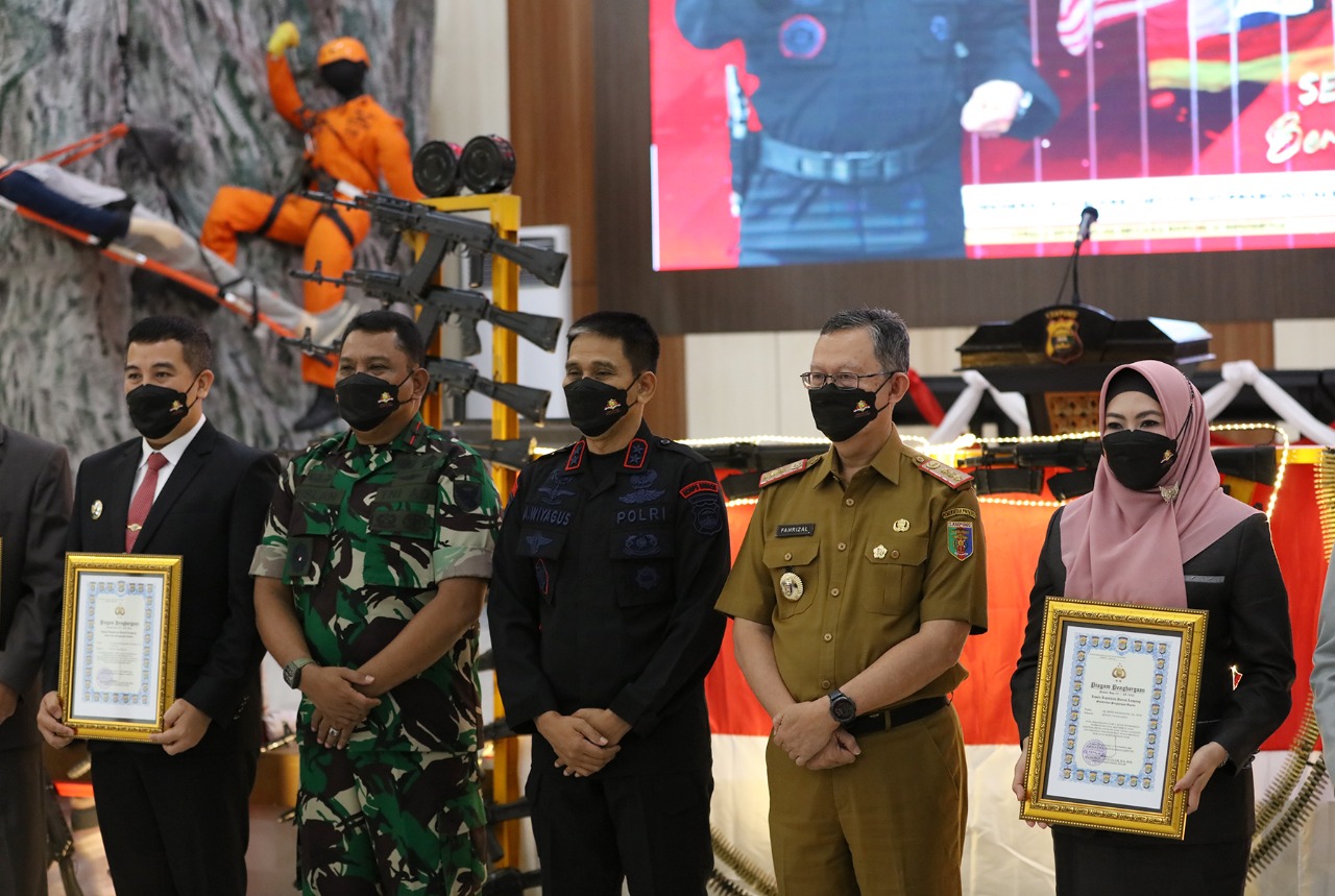Hadiri Syukuran HUT ke-77 Korps Brimob Polri, Sekprov Bacakan Amanat Jenderal Listyo Sigit