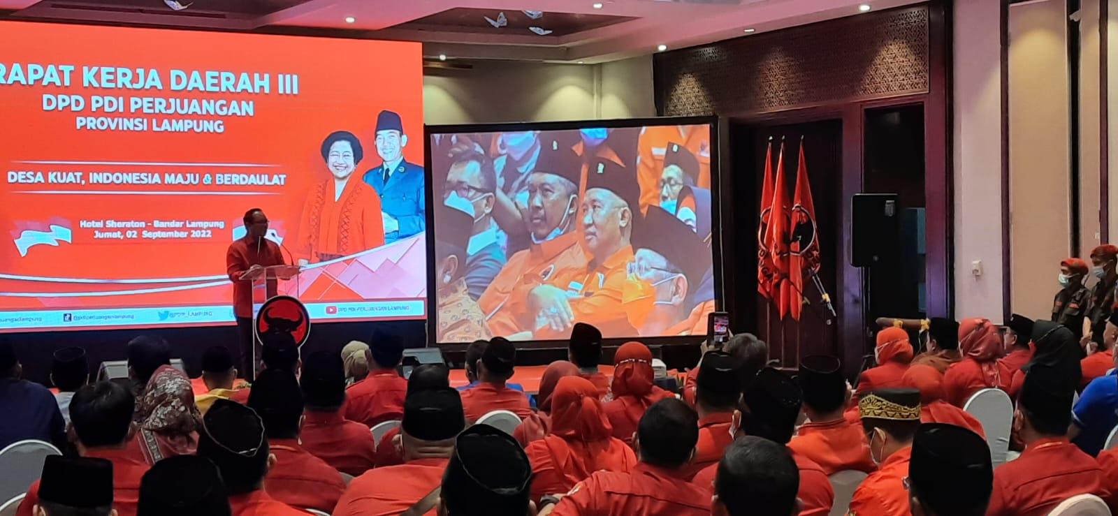 Rakerda Ditutup, Kader PDI Perjuangan Lampung Diminta Bantu Petani