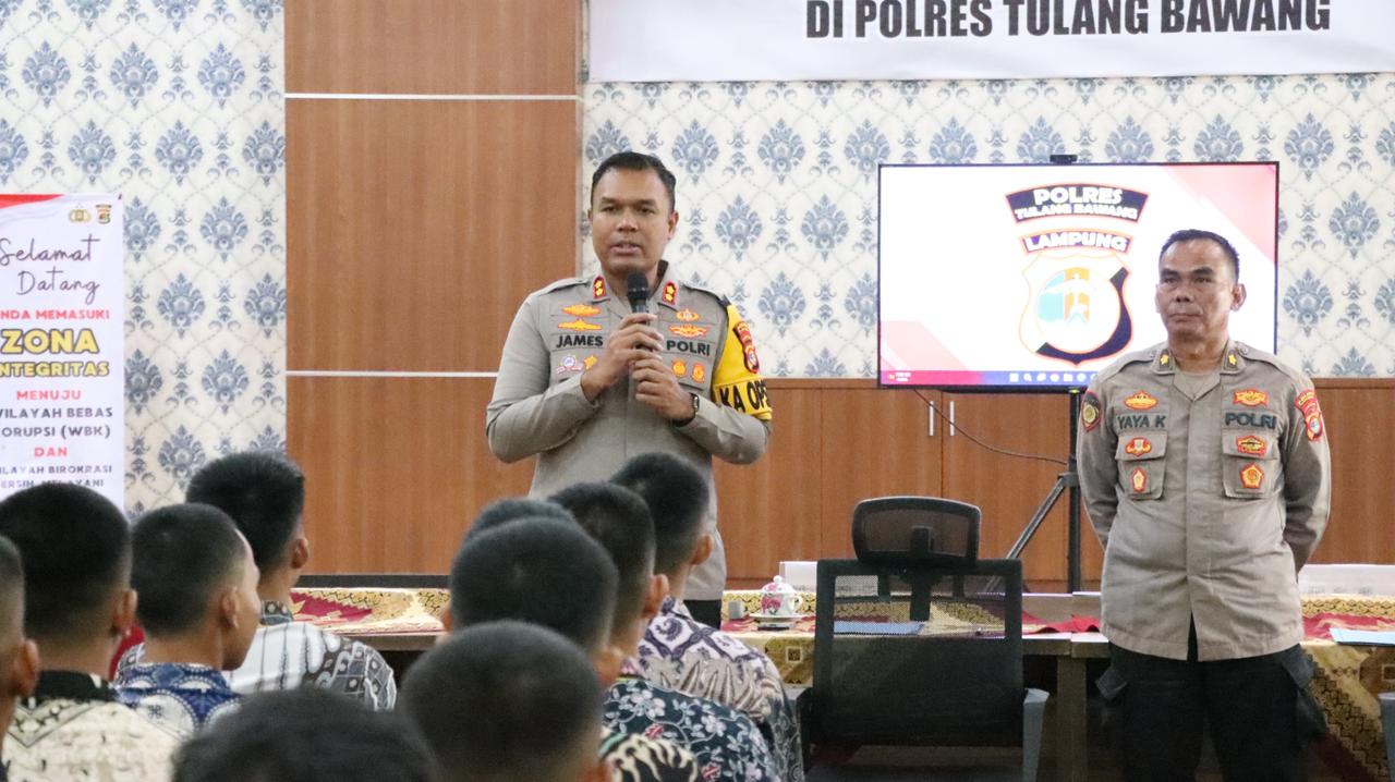 Polres Tulang Bawang Tegaskan Penerimaan Polri Objektif dan Transparan, Ada Kecurangan Langsung Lapor Propam