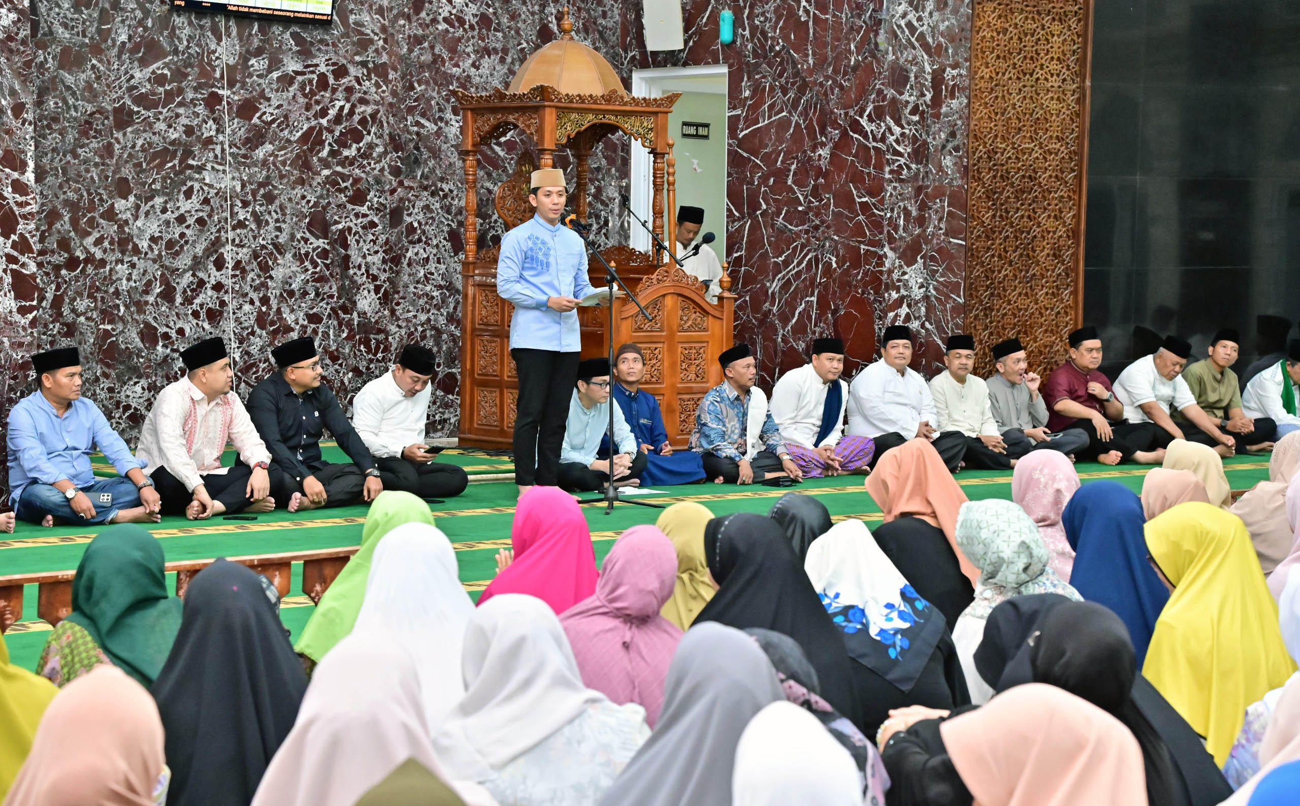 Bupati Lampung Selatan Egi Sambut Tim Safari Ramadan Pemprov Lampung