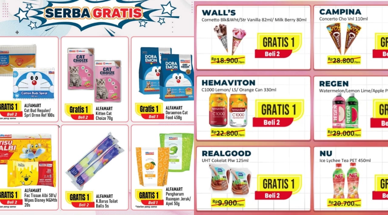 Serba Gratis! Promo Belanja Murah dari Alfamart Bikin Akhir Pekan Lebih Enjoy, Cek Produknya