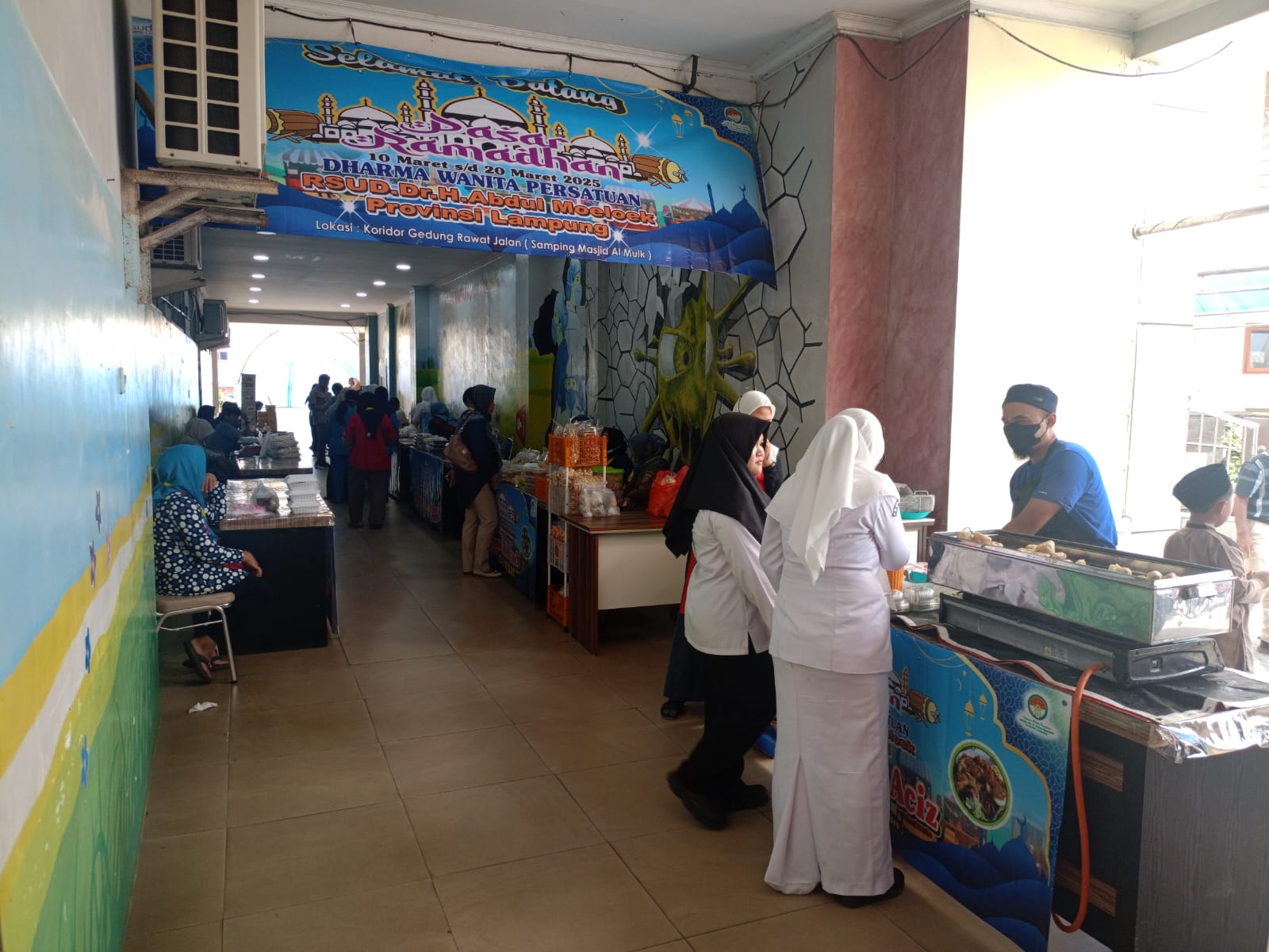 Sedang di RSUDAM Lampung Bingung Cari Bukaan? Yuk Datang ke Pasar Ramadhan