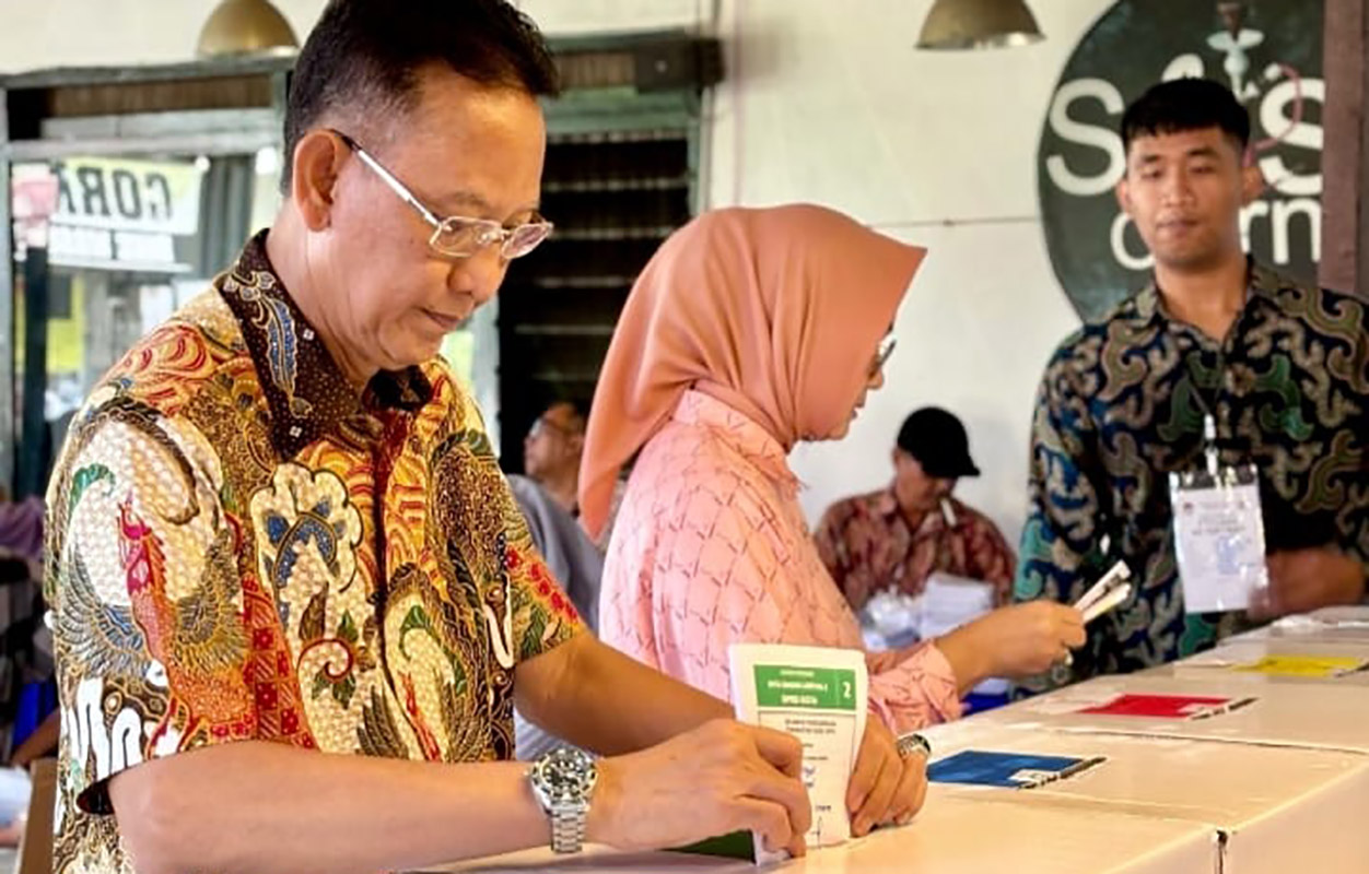 Pj. Bupati Pringsewu Apresiasi Antusiasme Pemilih Dalam Pemilu 2024