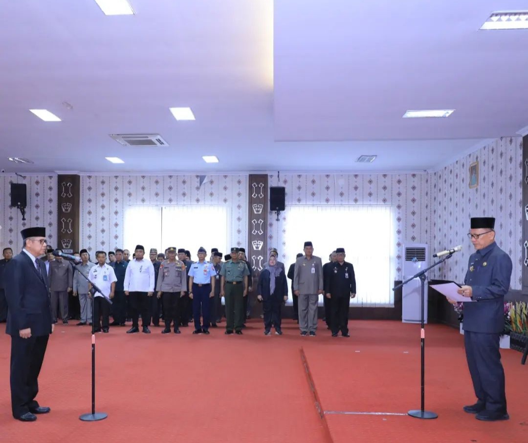 Ferli Yuledi Resmi Jabat Pj Sekda Tulang Bawang, Begini Pesan Penting Pj Bupati Qudrotul Ikhwan