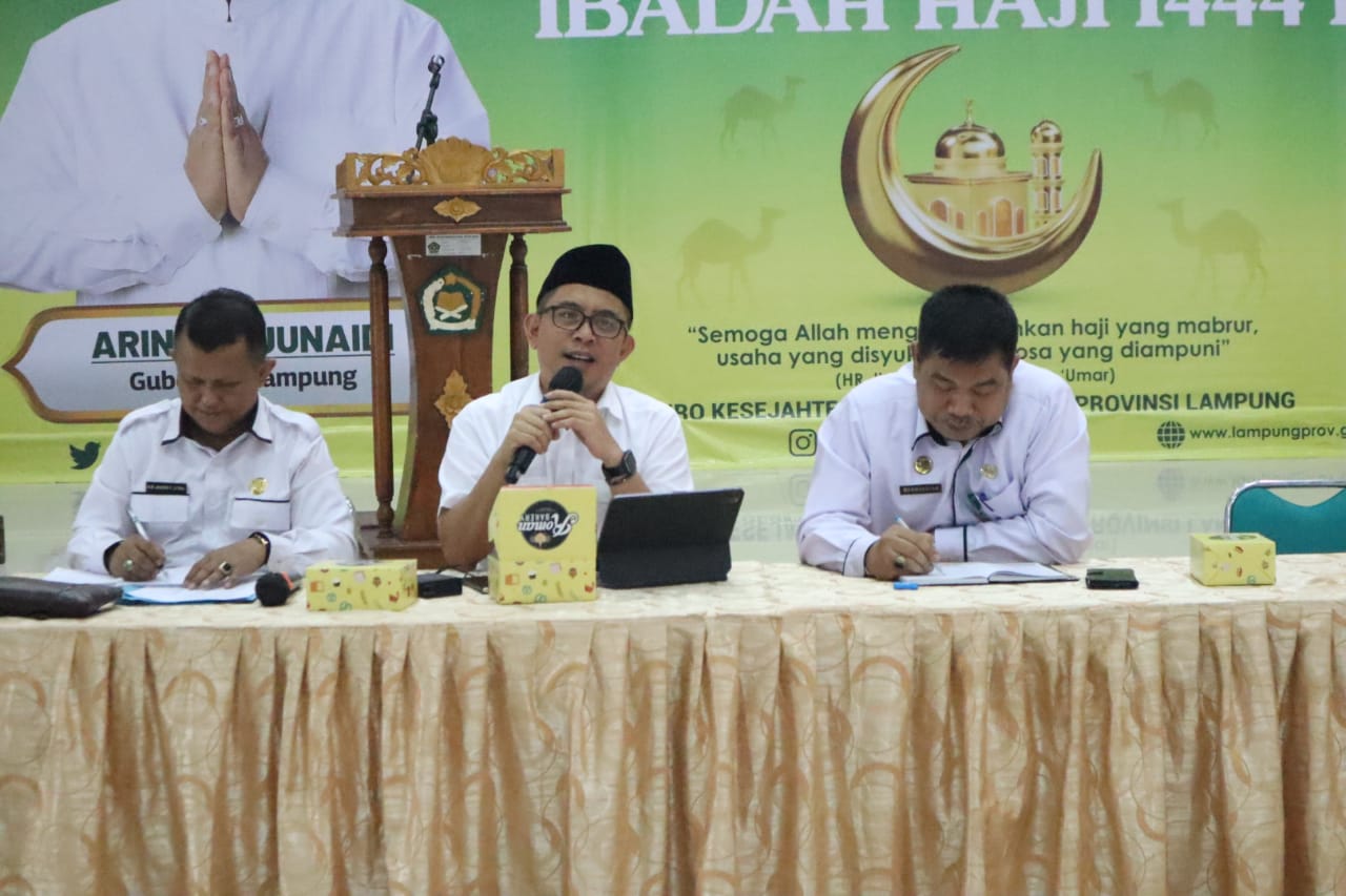 Jelang Keberangkatan JCH, Kanwil Kemenag Lampung Imbau Petugas Beri Perhatian Khusus untuk Lansia dan Difabel