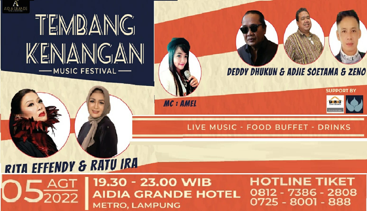 Festival Musik Spesial Tembang Kenangan di Metro Batal