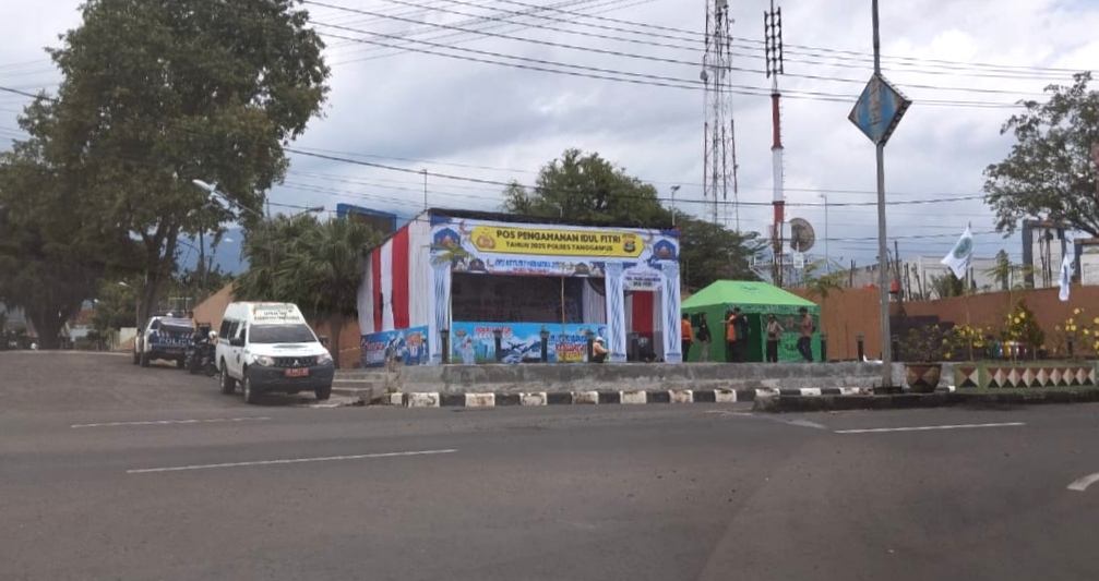 Amankan Arus Mudik dan Balik Lebaran 2025, Polres Tanggamus Dirikan Pospam di Jalinbar