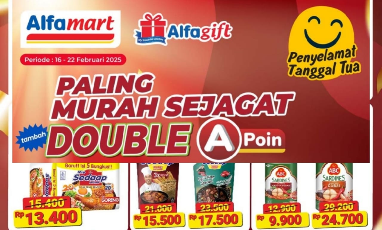 Promo Alfamart Paling Murah, Dijamin Selamat di Tanggal Tua, Cek Katalognya