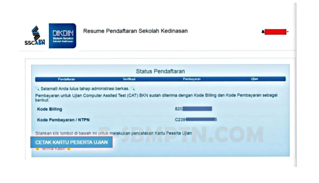 4 Langkah Mudah Cetak Kartu Peserta Ujian SKD Sekolah Kedinasan 2024