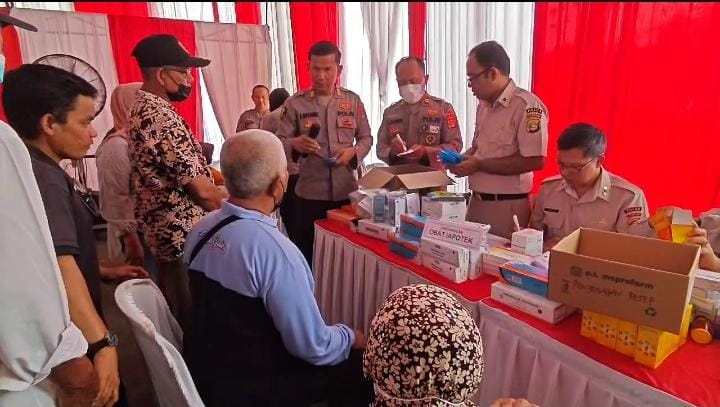 Bhakti Kesehatan Polda Lampung, 500 Warga Dapat Pemeriksaan Kesehatan Gratis