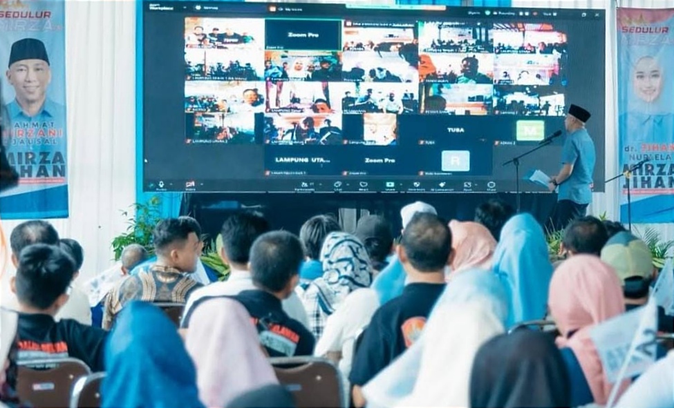 Silaturahmi Organ Relawan, Mirza: Tugas Belum Selesai, Kawal Program Pembangunan di Lampung