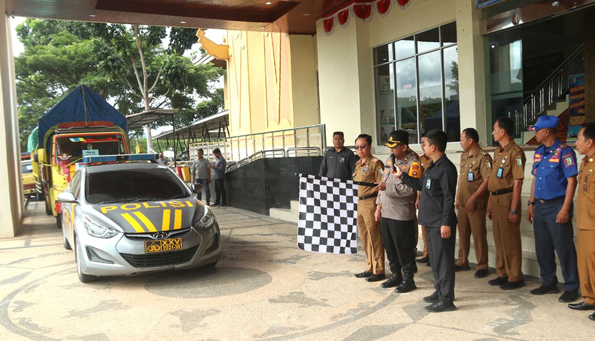Logistik Pilkades Serentak Pesawaran Didistribusikan