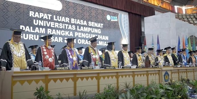 Update Daftar Guru Besar di Lingkungan FMIPA Universitas Lampung Terbaru 2023