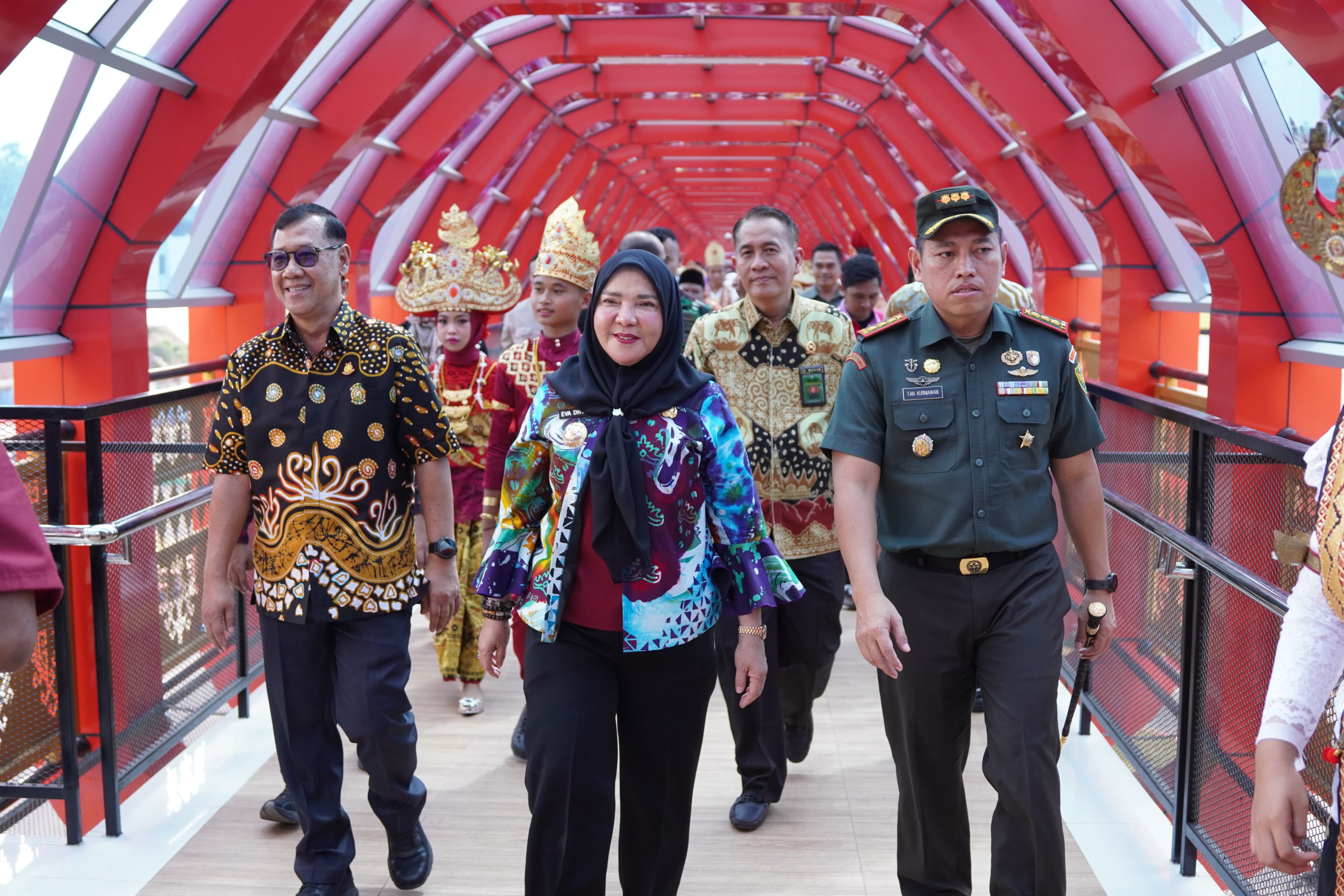 JPO Siger Milenial Diresmikan, Hadir Jadi Icon Wisata Baru di Bandar Lampung