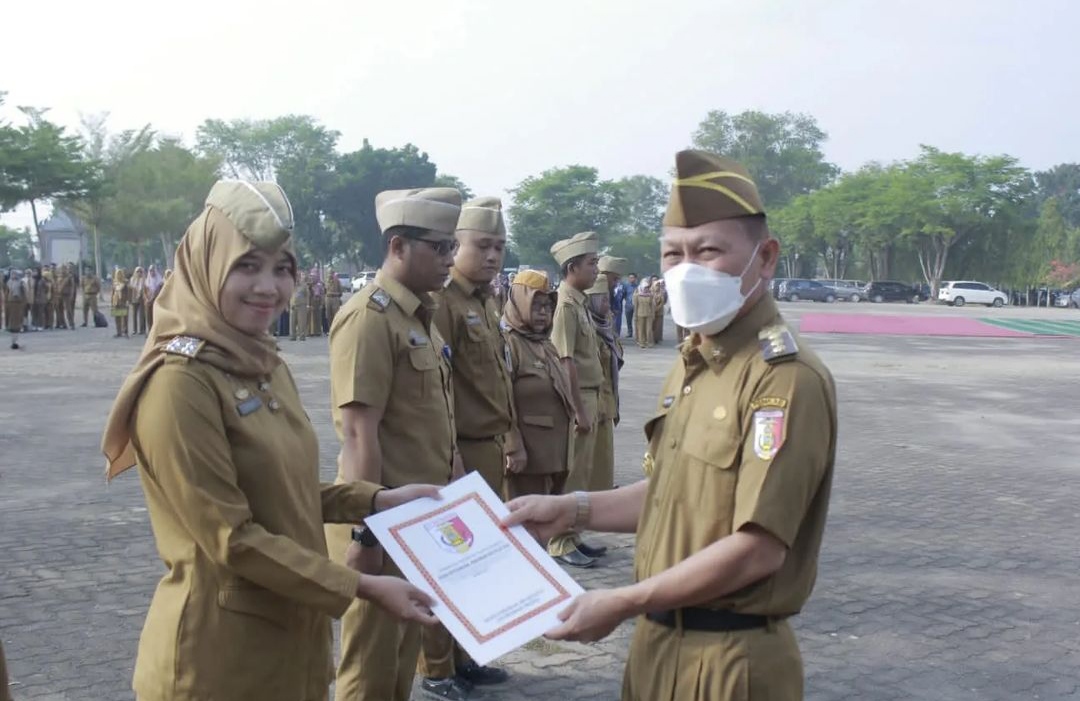 427 ASN Tulang Bawang Naik Pangkat, Paling Banyak Golongan IV