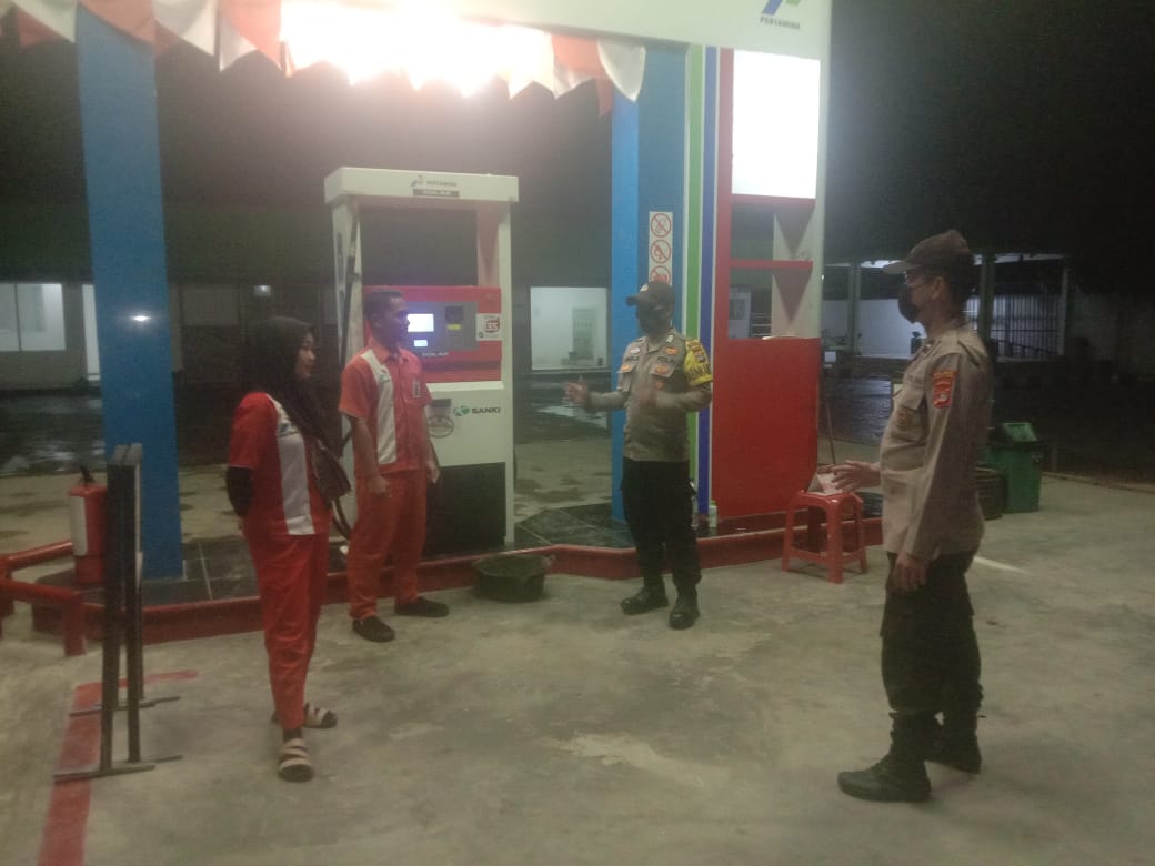 Polisi Awasi Pendistribusian BBM di SPBU Gunungratu
