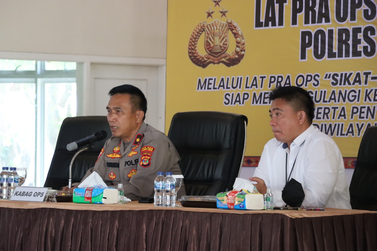 Kabag Ops. Polres Lamteng: Maksimalkan OSK Sesuai Target!