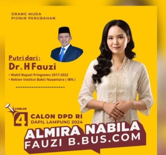 Almira Nabila Fauzi Calon DPD RI: Suksesnya Pemilu 2024 Ikut Tentukan Arah Kemajuan Bangsa