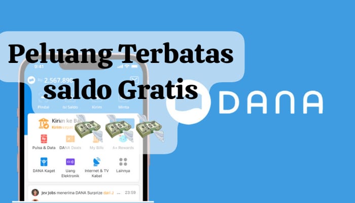 Peluang Terbatas Link DANA Kaget Siap Cair, Ambil Saldo Gratis E-Wallet Mulai Rp 180 Ribu