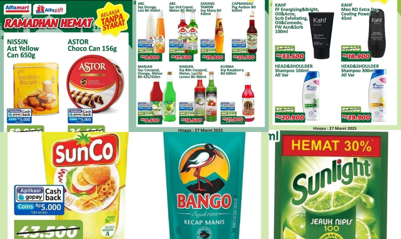 Promo Ramadhan Hemat Tanpa Syarat di Alfamart Segera Berakhir, Borong Sekarang!